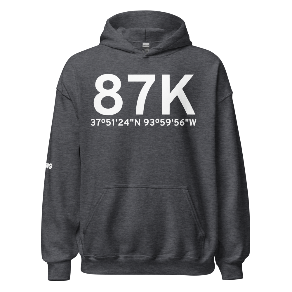 El Dorado Springs (K87K) Airport Hoodie Sweatshirt 