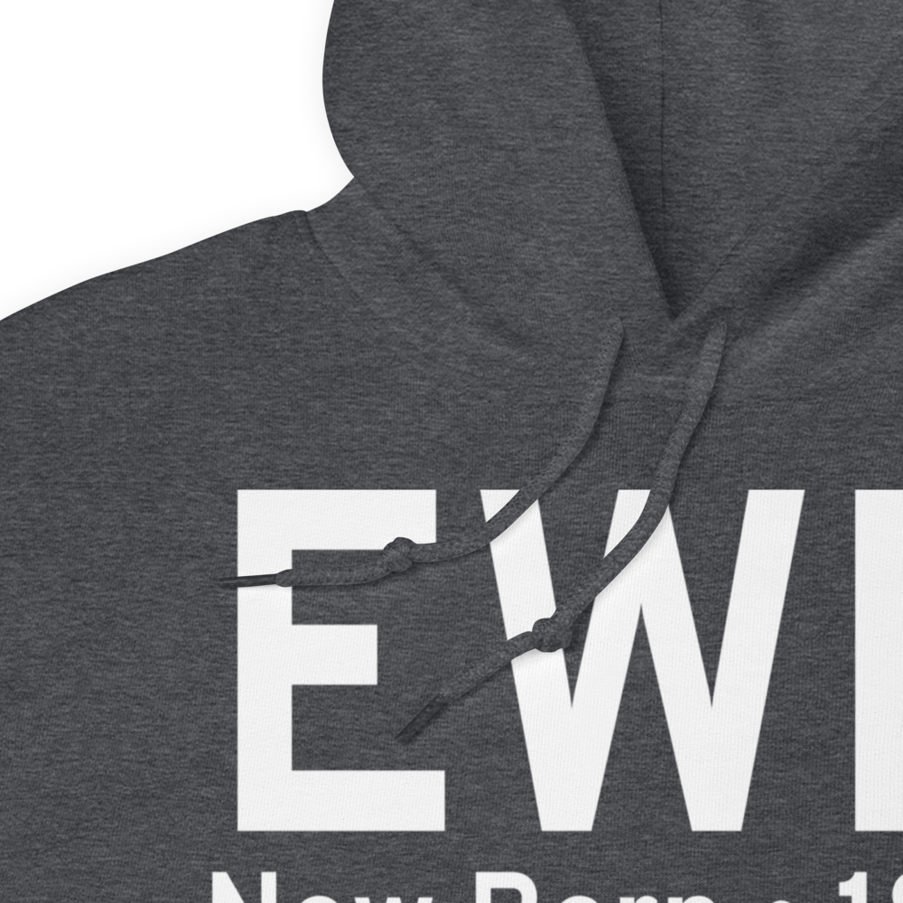 New Bern (KEWN) Airport Hoodie Sweatshirt 
