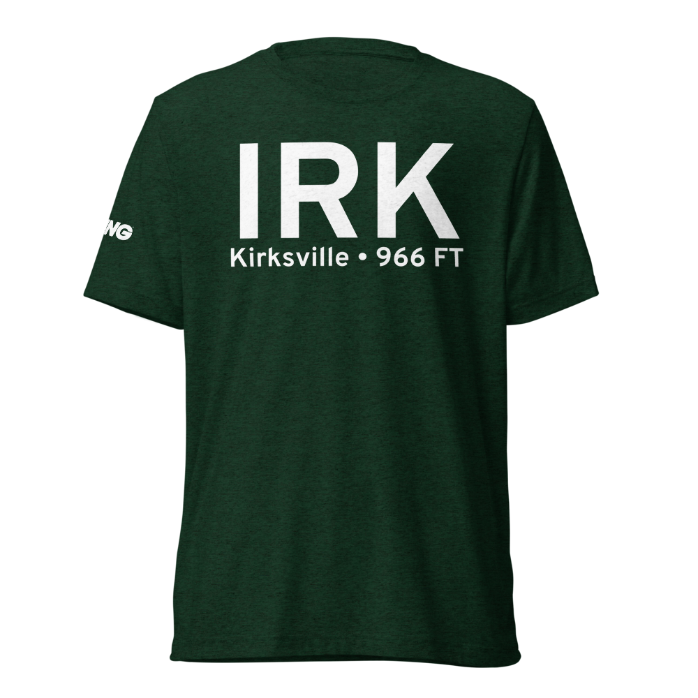 Kirksville (KIRK) Airport Tri-blend T-Shirt 