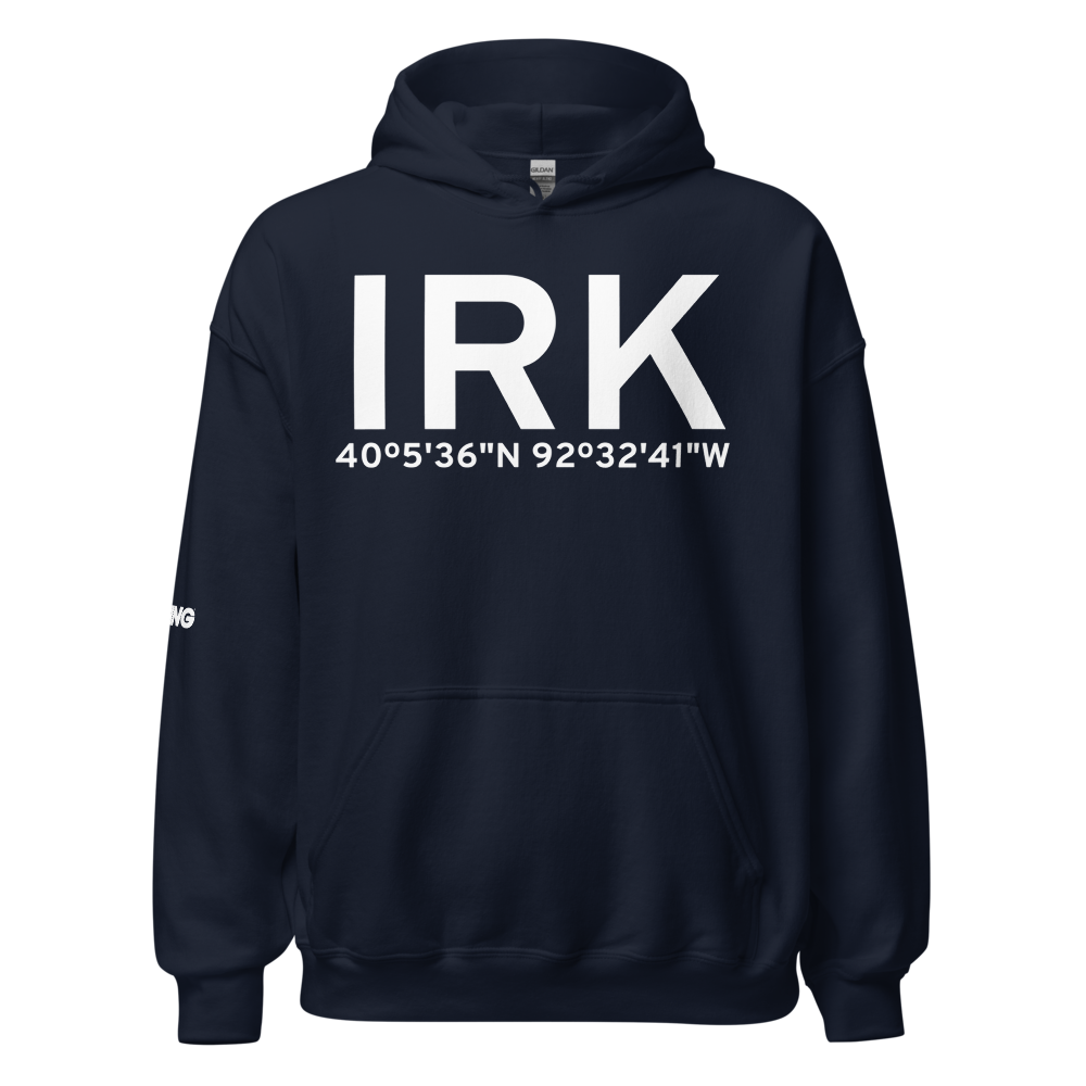 Kirksville (KIRK) Airport Hoodie Sweatshirt 