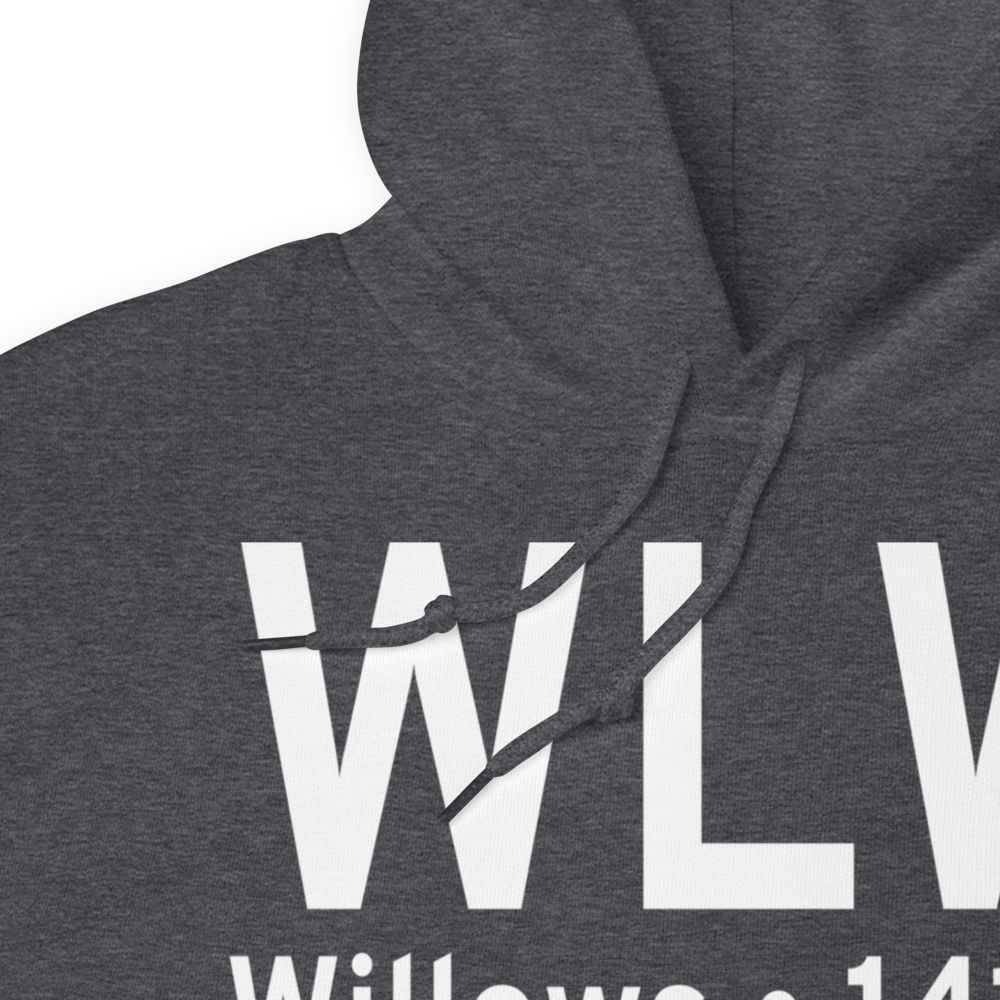 Willows (KWLW) Airport Hoodie Sweatshirt 