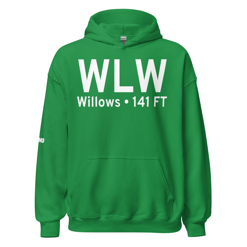 Willows (KWLW) Airport Hoodie Sweatshirt 
