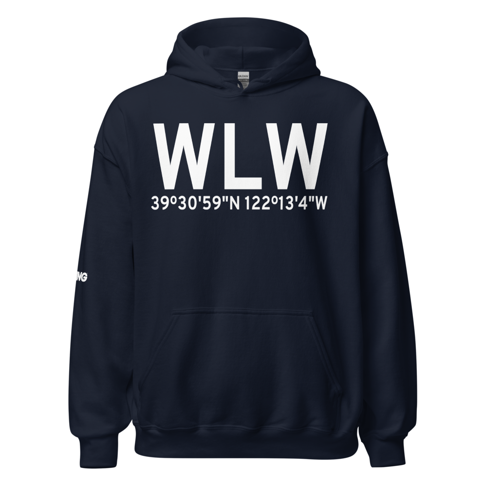 Willows (KWLW) Airport Hoodie Sweatshirt 
