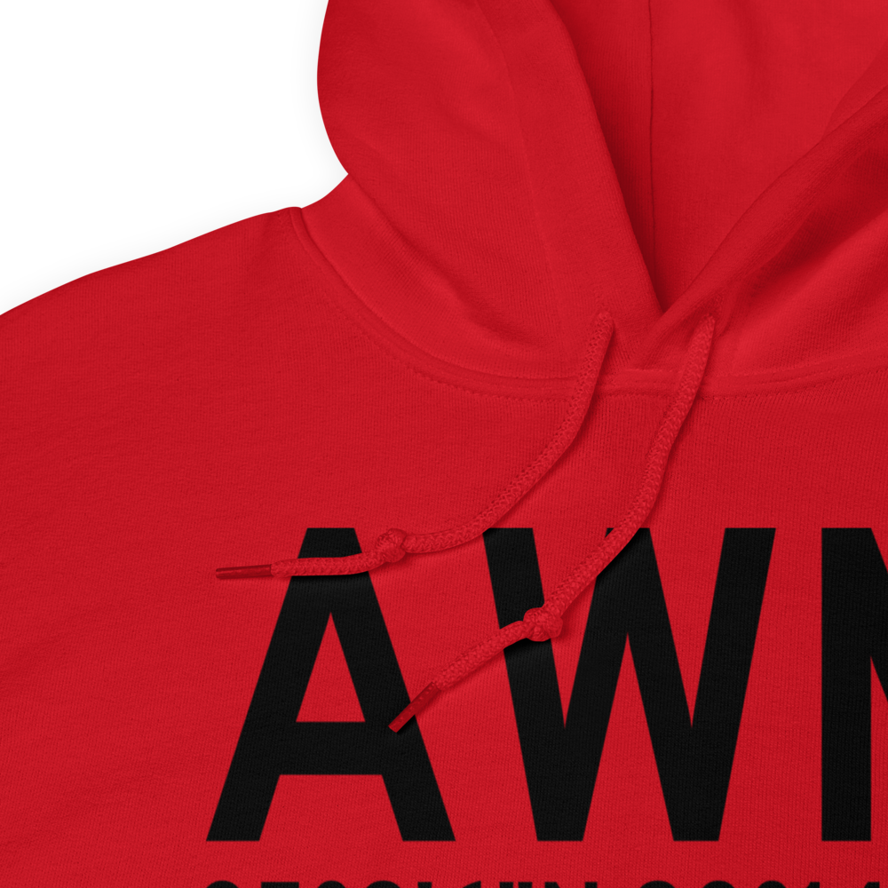 West Memphis (KAWM) Airport Hoodie Sweatshirt 