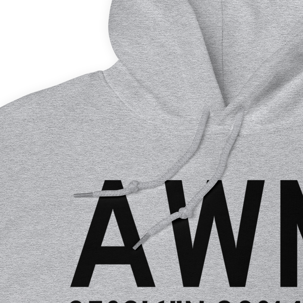 West Memphis (KAWM) Airport Hoodie Sweatshirt 