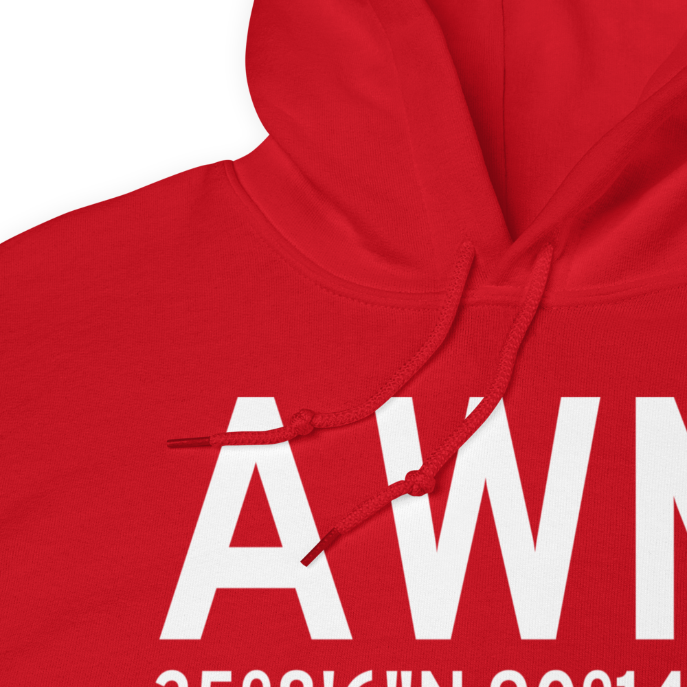 West Memphis (KAWM) Airport Hoodie Sweatshirt 