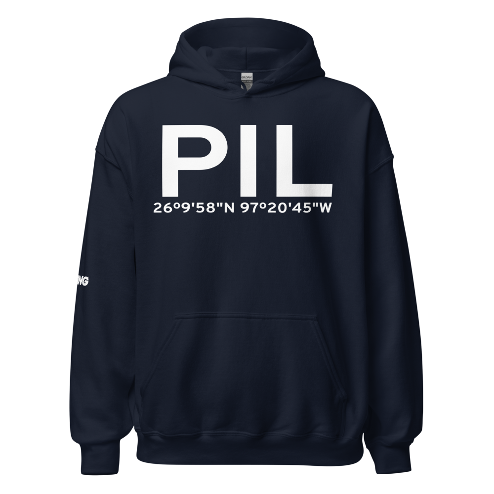 Port Isabel (KPIL) Airport Hoodie Sweatshirt 