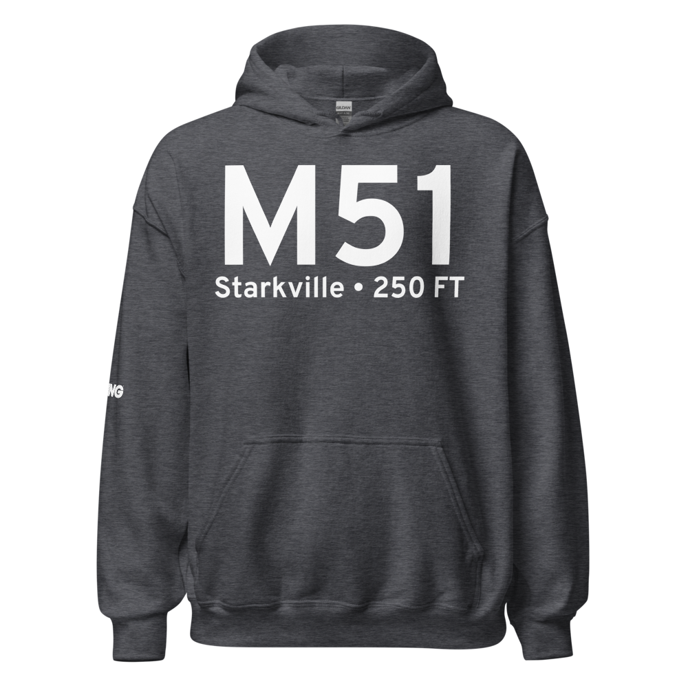 Starkville (KM51) Airport Hoodie Sweatshirt 