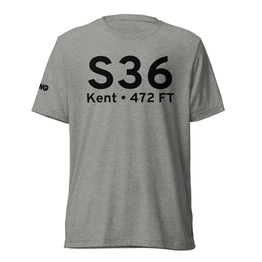 Kent (KS36) Airport Tri-blend T-Shirt 