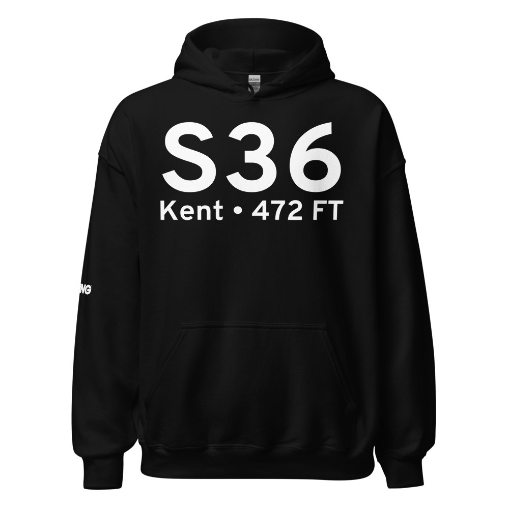 Kent (KS36) Airport Hoodie Sweatshirt 