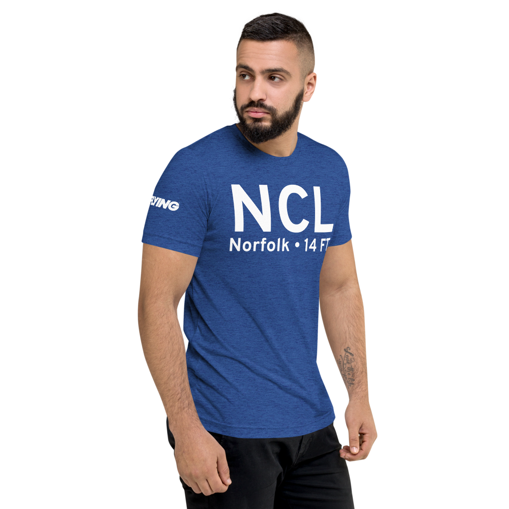 Norfolk (NCL) Airport Tri-blend T-Shirt 