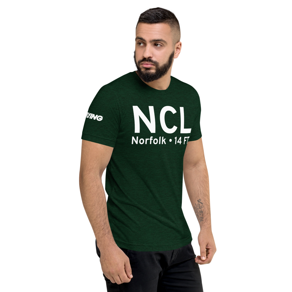 Norfolk (NCL) Airport Tri-blend T-Shirt 