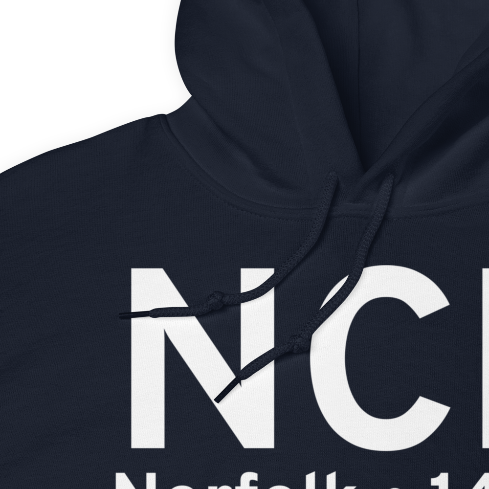 Norfolk (NCL) Airport Hoodie Sweatshirt 