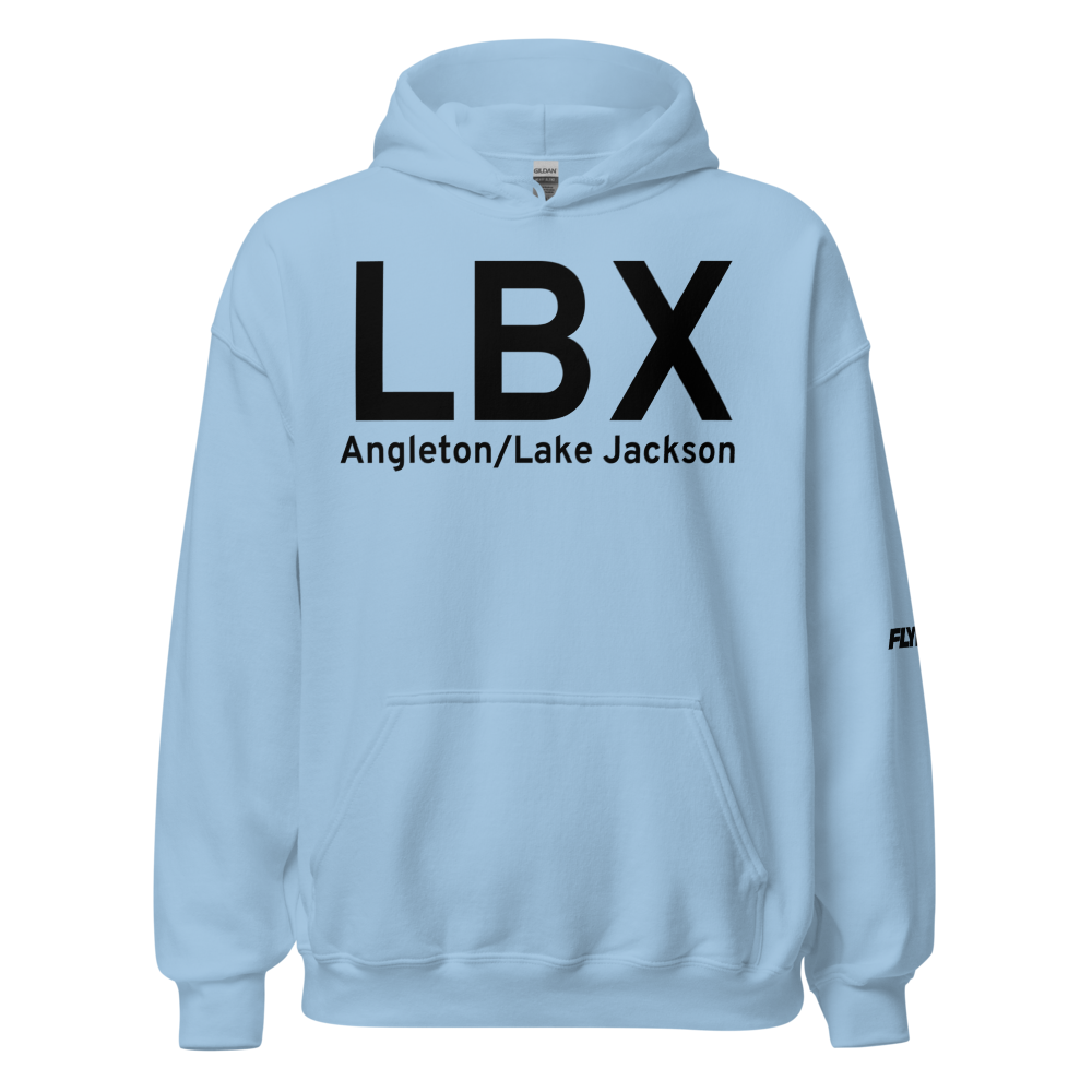 Angleton/Lake Jackson (KLBX) Airport Hoodie Sweatshirt 