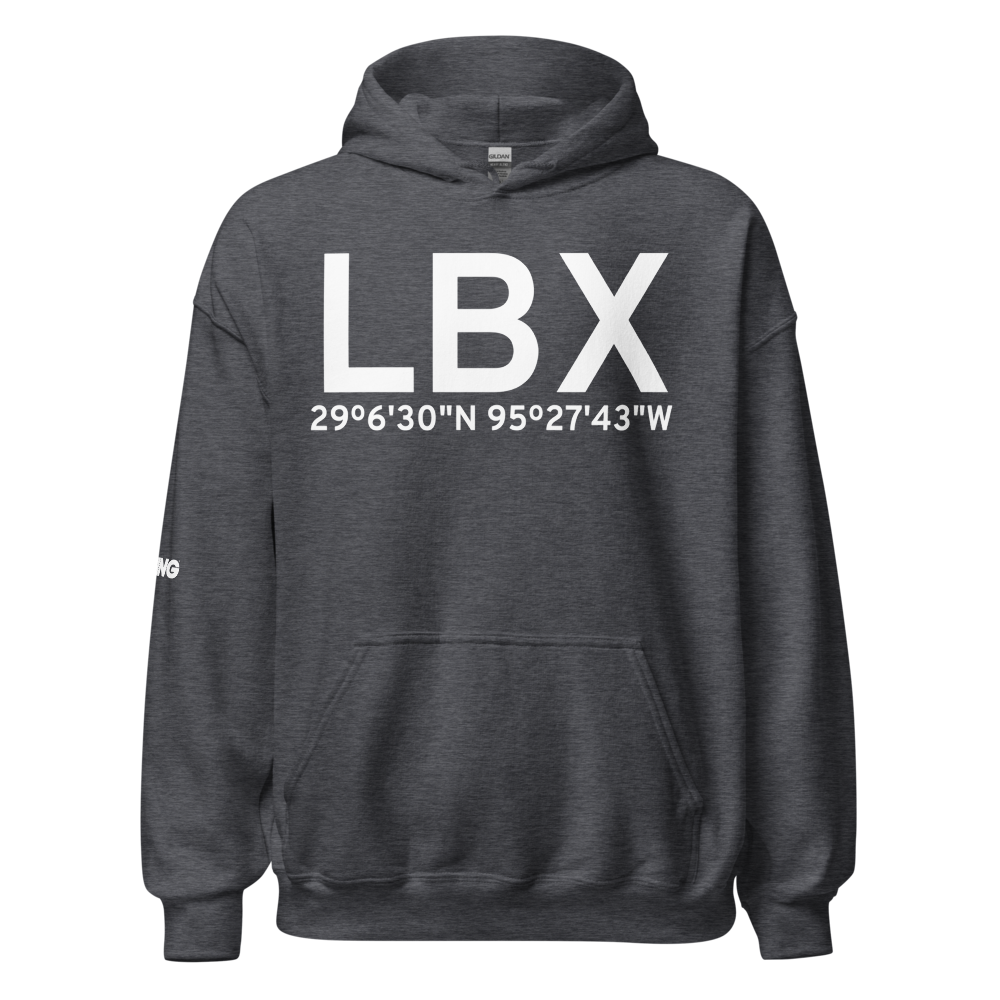 Angleton/Lake Jackson (KLBX) Airport Hoodie Sweatshirt 