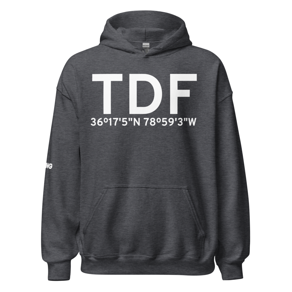 Roxboro (KTDF) Airport Hoodie Sweatshirt 