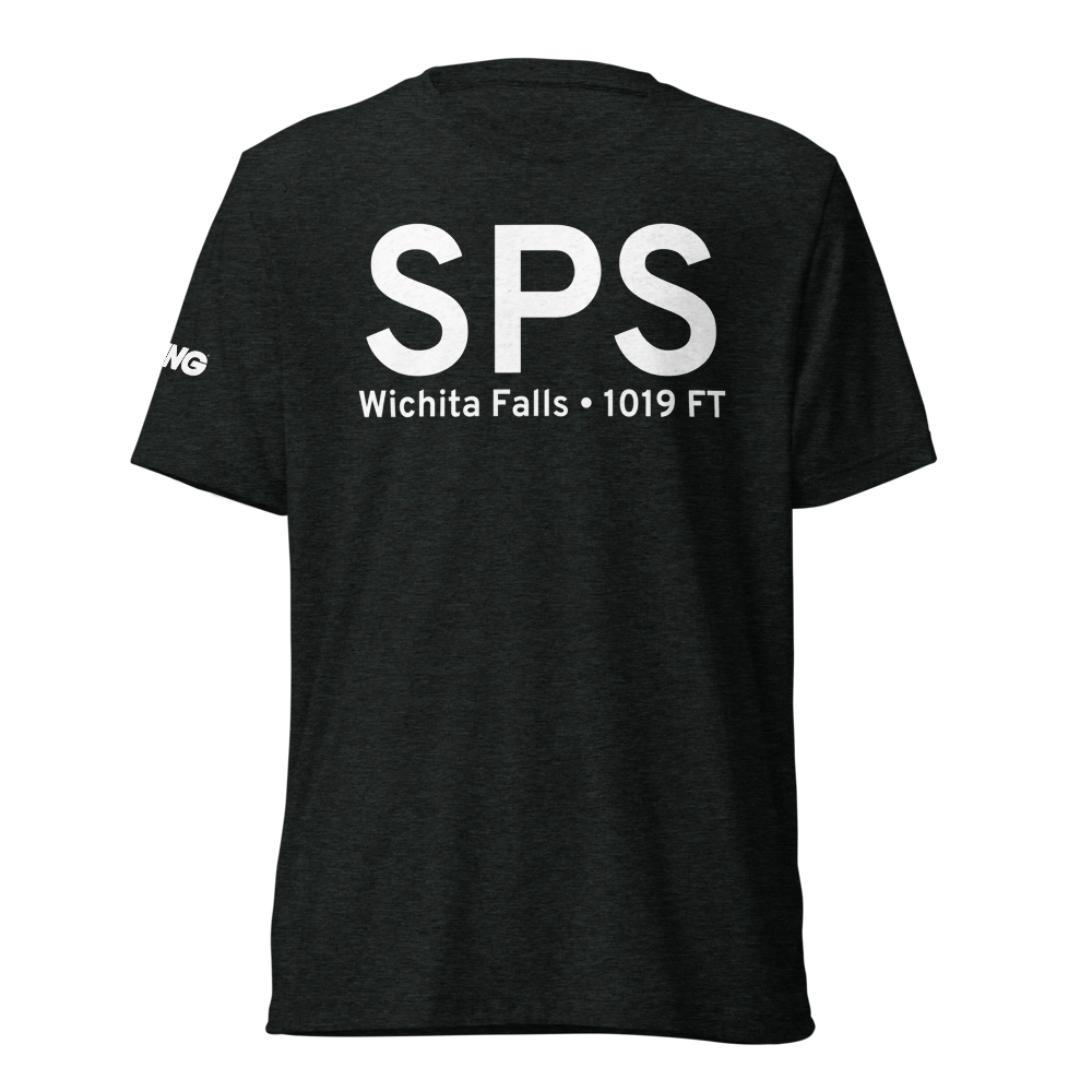 Wichita Falls (KSPS) Airport Tri-blend T-Shirt 