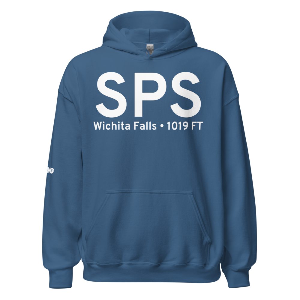 Wichita Falls (KSPS) Airport Hoodie Sweatshirt 