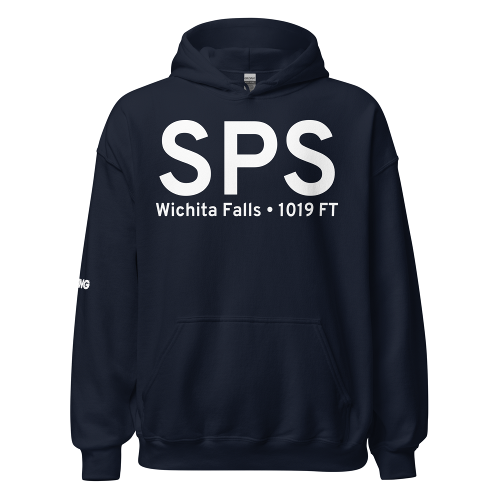 Wichita Falls (KSPS) Airport Hoodie Sweatshirt 