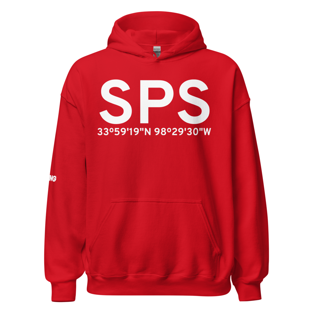 Wichita Falls (KSPS) Airport Hoodie Sweatshirt 