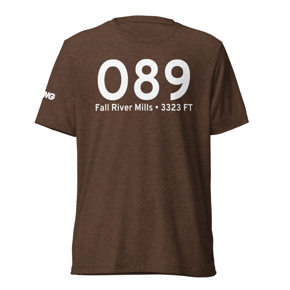 Fall River Mills (KO89) Airport Tri-blend T-Shirt 