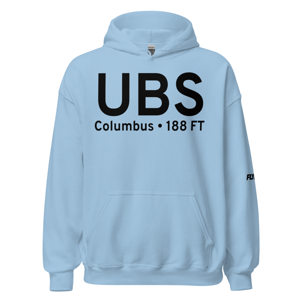 Columbus (KUBS) Airport Hoodie Sweatshirt 
