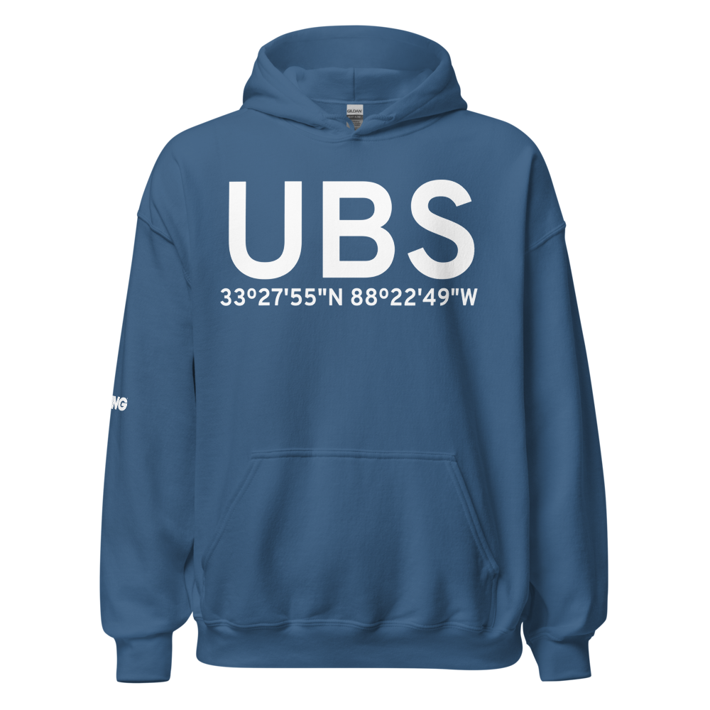 Columbus (KUBS) Airport Hoodie Sweatshirt 