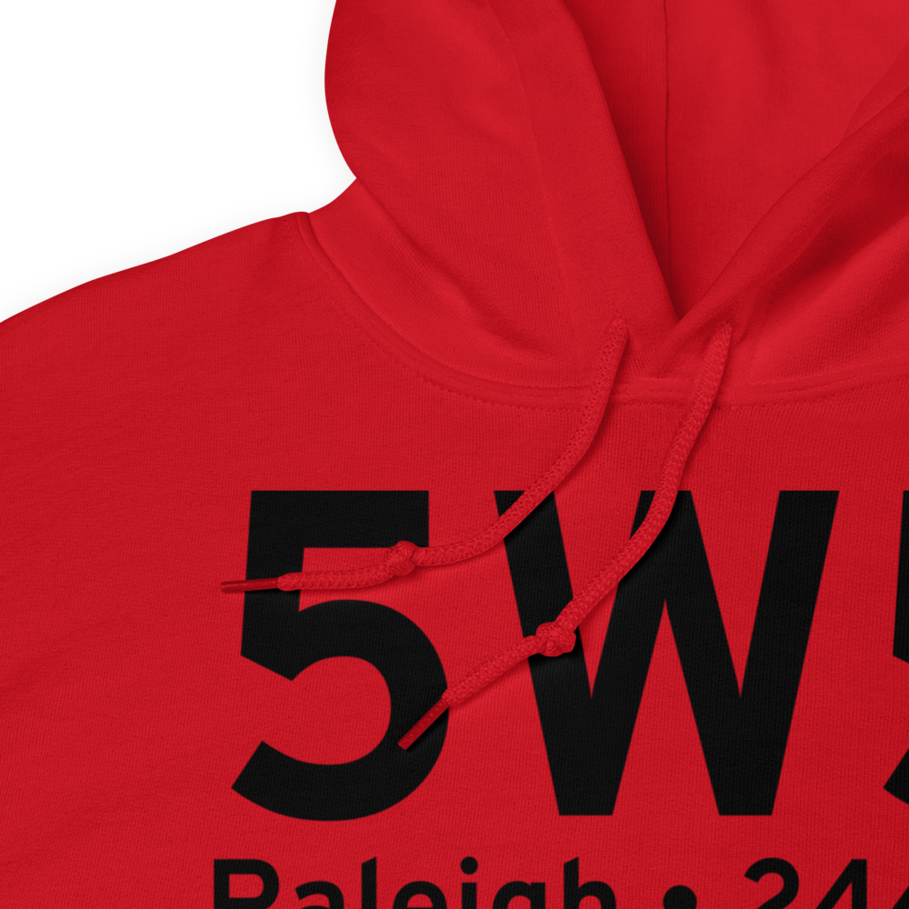 Raleigh (K5W5) Airport Hoodie Sweatshirt 