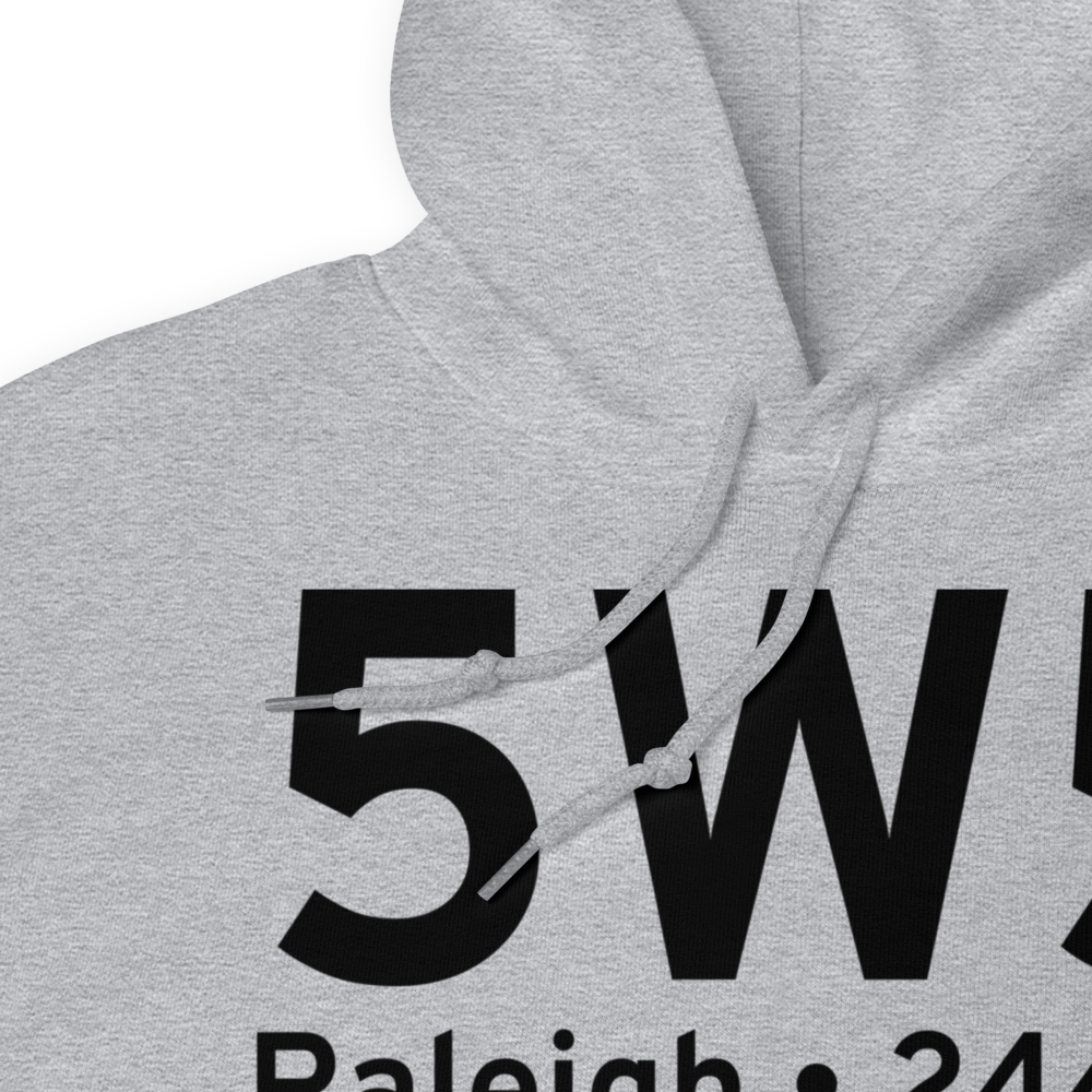 Raleigh (K5W5) Airport Hoodie Sweatshirt 