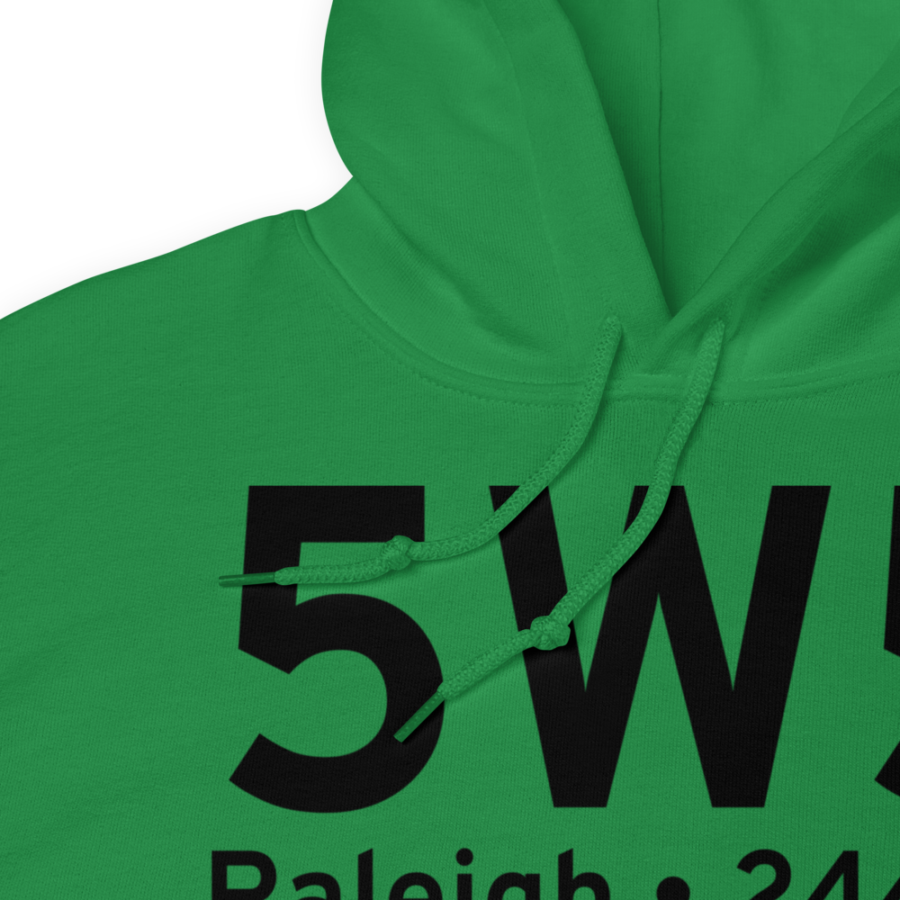 Raleigh (K5W5) Airport Hoodie Sweatshirt 