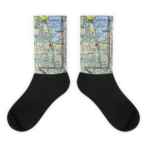 Fond du Lac County Airport (FLD) VFR Sectional Socks