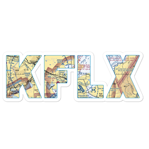 Fallon Municipal Airport (FLX) VFR Sectional Sticker