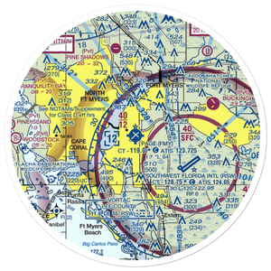 Page Field (FMY) VFR Sectional Sticker (30 mile)
