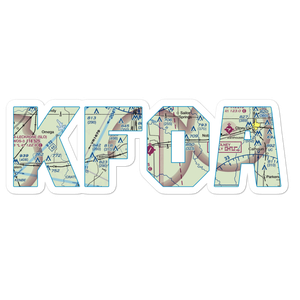 Flora Municipal Airport (FOA) VFR Sectional Sticker