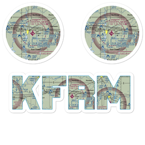 Fairmont Municipal Airport (FRM) VFR Sectional Sticker Pack