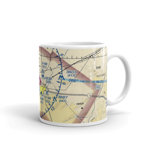 Fort Stockton Pecos County Airport (FST) VFR Sectional  Mug