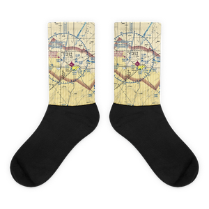 Fort Stockton Pecos County Airport (FST) VFR Sectional Socks