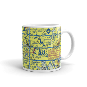 Fulton County Airport Brown Field (FTY) VFR Sectional  Mug