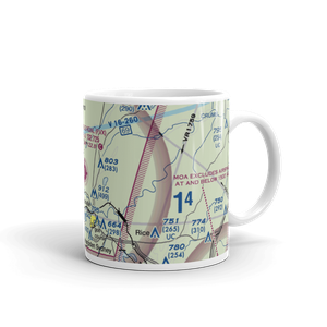 Farmville Regional Airport (FVX) VFR Sectional  Mug