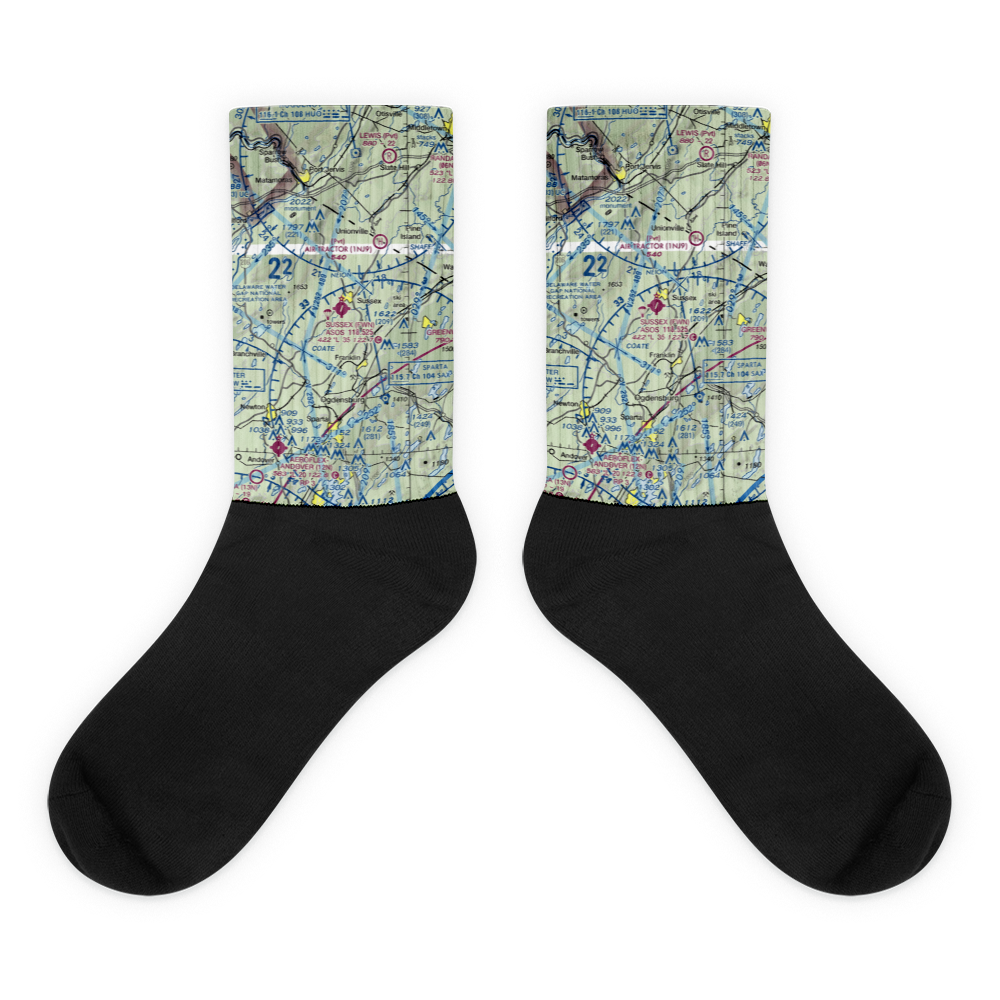 Sussex Airport (FWN) VFR Sectional Socks 
