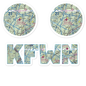 Sussex Airport (FWN) VFR Sectional Sticker Pack