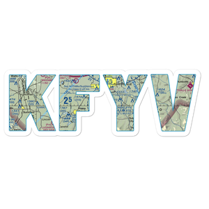 Drake Field (FYV) VFR Sectional Sticker