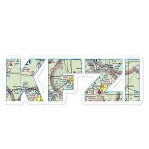 Fostoria Metropolitan Airport (FZI) VFR Sectional Sticker