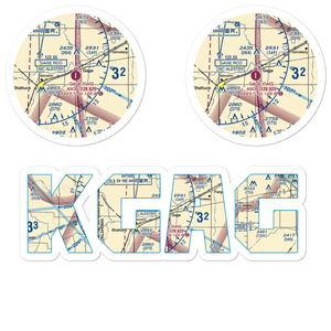 Gage Airport (GAG) VFR Sectional Sticker Pack