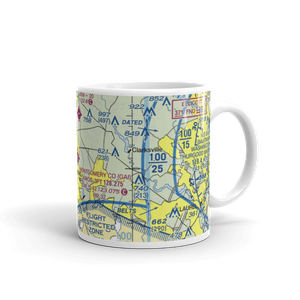 Montgomery County Airpark (GAI) VFR Sectional  Mug