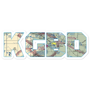 Great Bend Municipal Airport (GBD) VFR Sectional Sticker