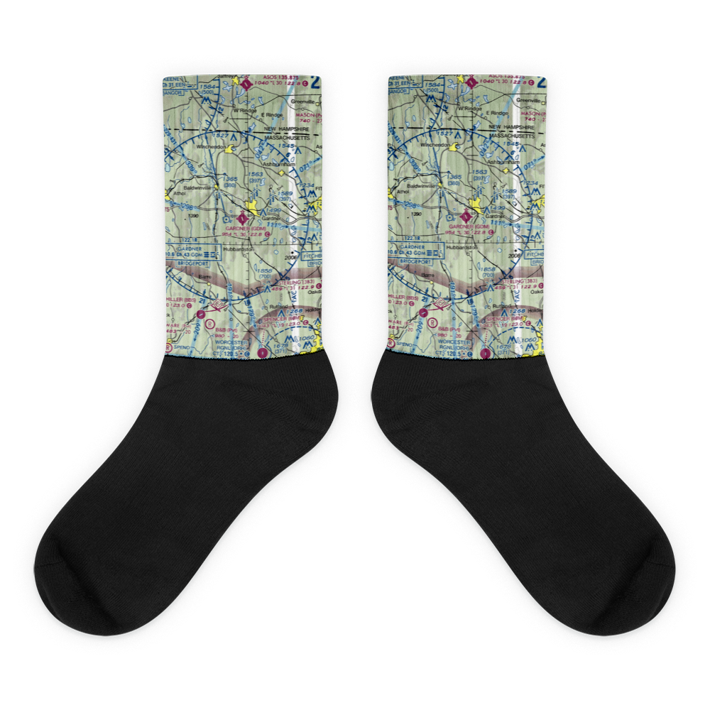 Gardner Municipal Airport (GDM) VFR Sectional Socks 