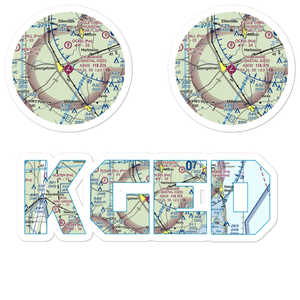 Sussex County Airport (GED) VFR Sectional Sticker Pack