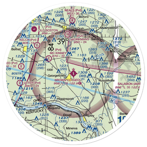 Brown County Airport (GEO) VFR Sectional Sticker (30 mile)
