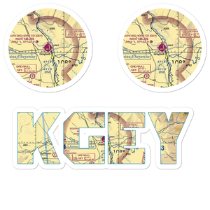 South Big Horn County Airport (GEY) VFR Sectional Sticker Pack